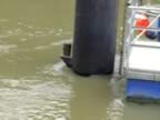 COLLONGES AU MONT D OR, strong current and rising waterlevel 